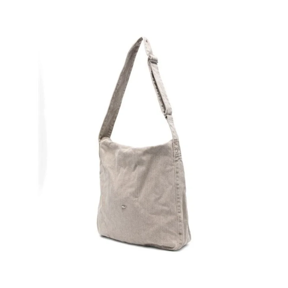 Our Legacy Sling Shoulder Bag Beige Organic Cotton Adjustable Strap NEW